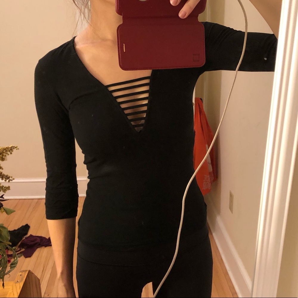Black 3/4 shirt